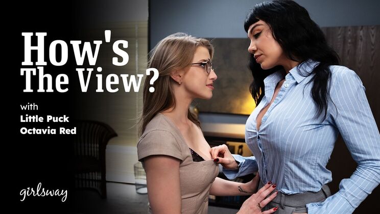 Office Girls with Big Tits Lick Pussy and 69
