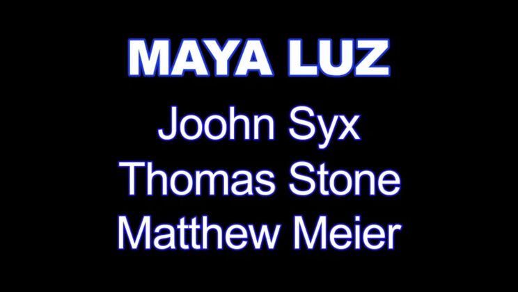Adorable Maya Luz Gets a Rough Double Penetration